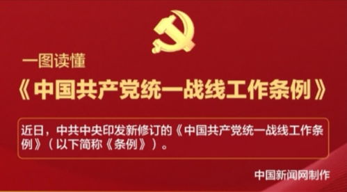 一圖讀懂 中國共產黨統一戰線工作條例